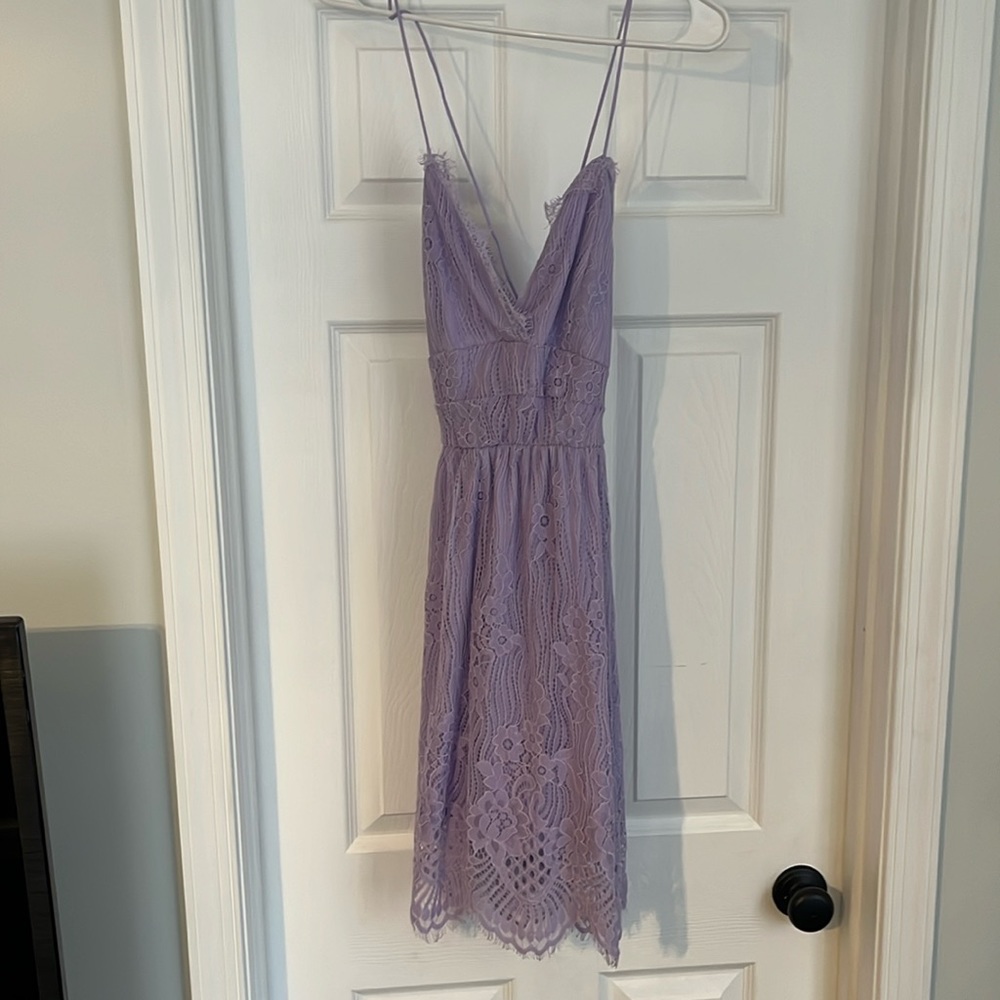 Lilac colored dress